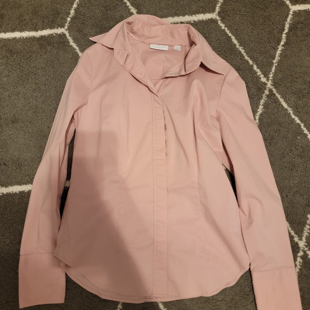Pink Button-Up Shirt